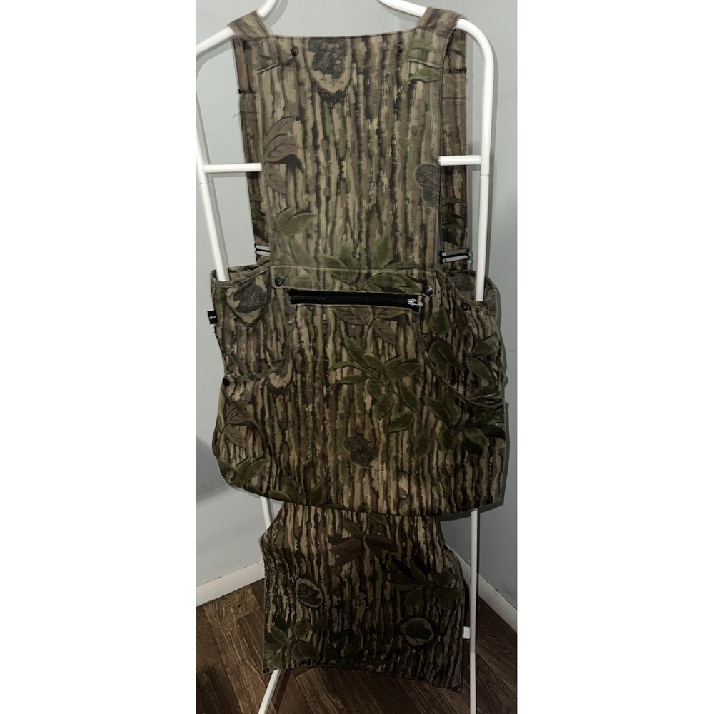 Vintage 10X Turkey Hunting Cushion Vest Real Tree Camo USA Made Size 38-40